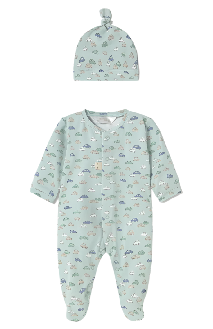 Tiny Car Footie with Hat