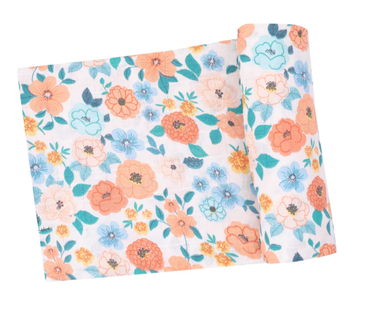 Swaddle Blanket - Flower Cart - 47X47