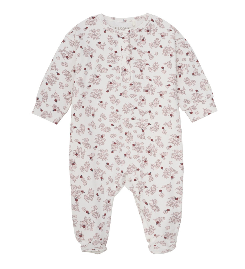 Ladybug Long Sleeve Romper