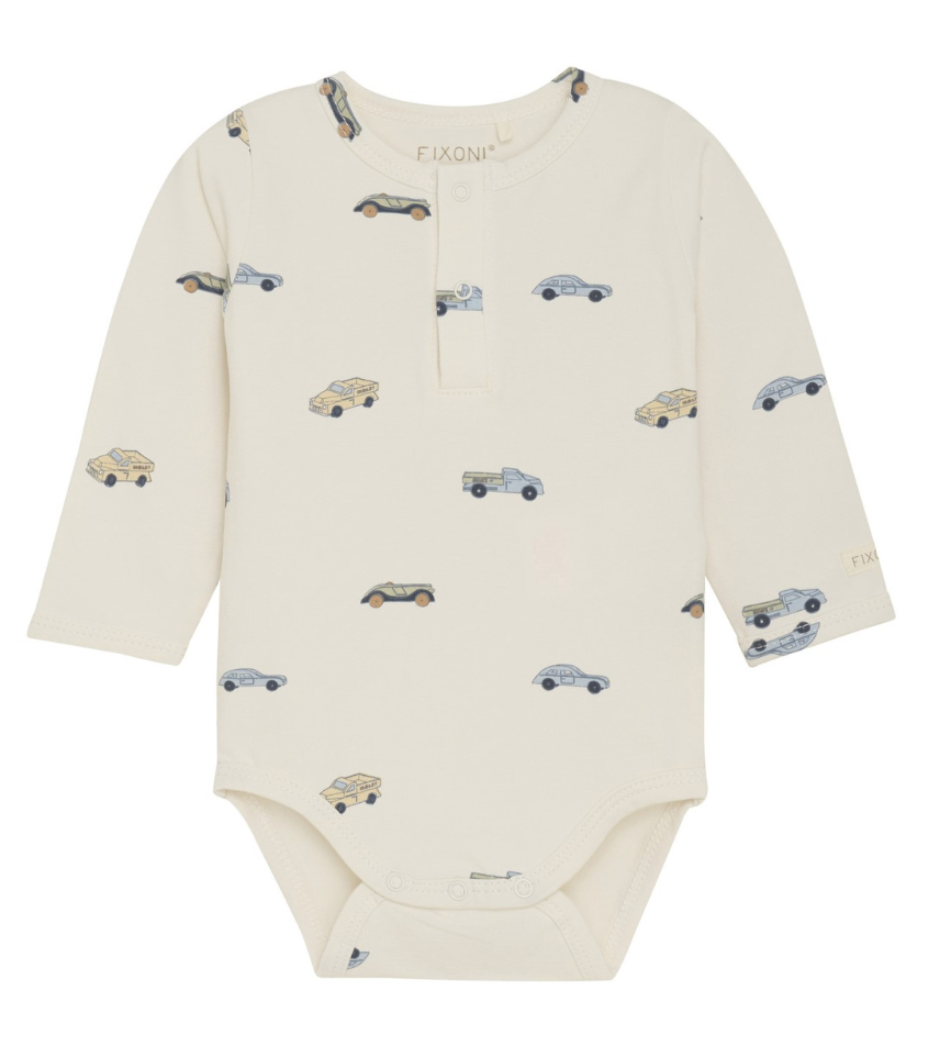 Car Long Sleeve Onesie