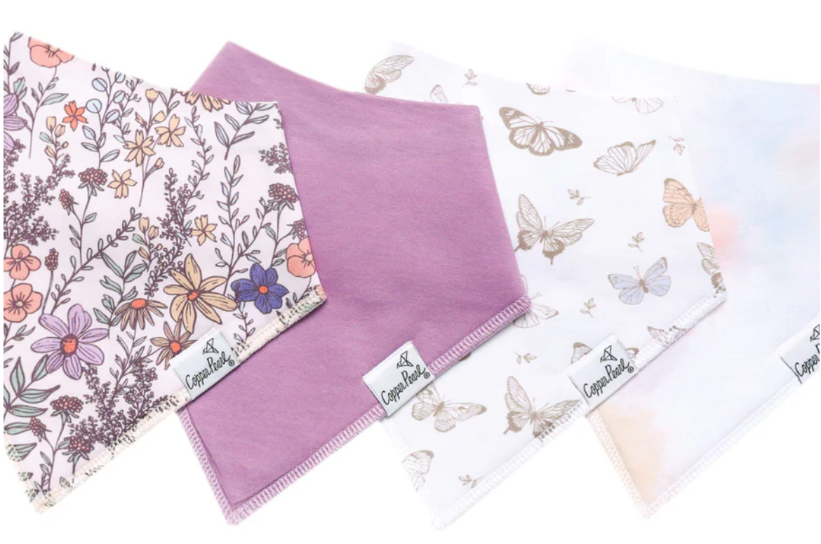 Baby Bandana Bibs - Flora