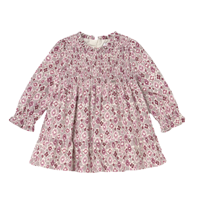 Ruffled Velvet Dress