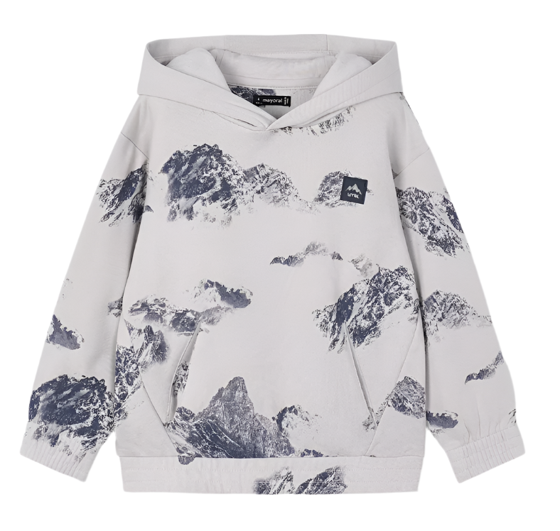 Printed Hoodie Smokey Mountains