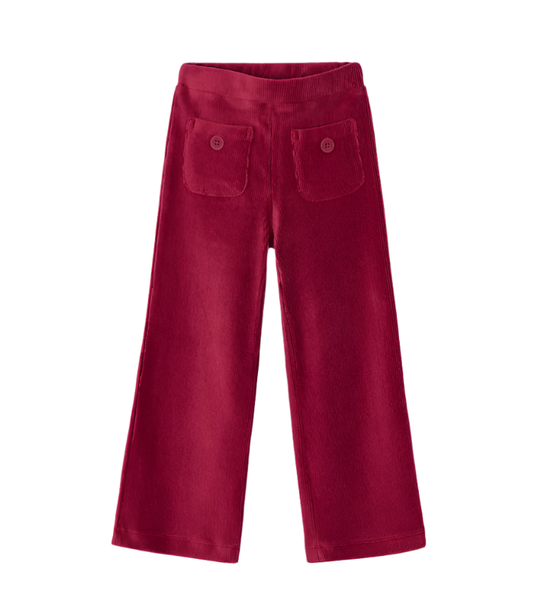 Cherry Red Corduroy Pants