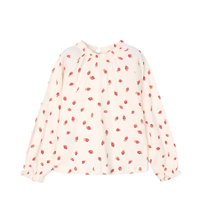 Strawberry Flowy Shirt
