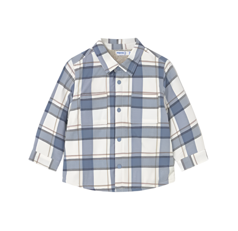 Blue Plaid Overshirt