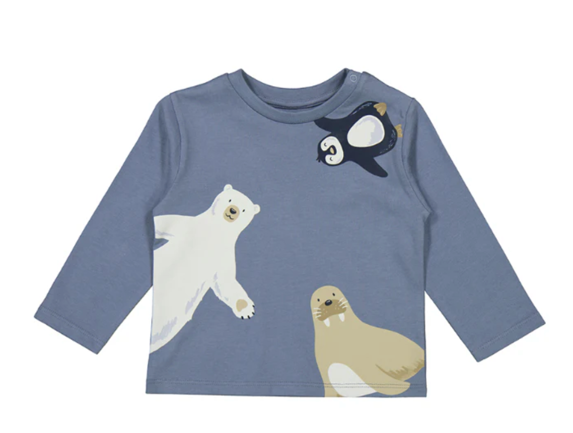 Long Sleeved T Shirt with Animals