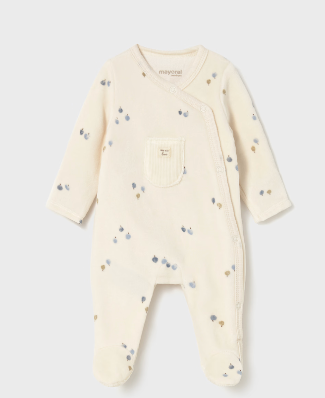 Newborn Velour One Piece