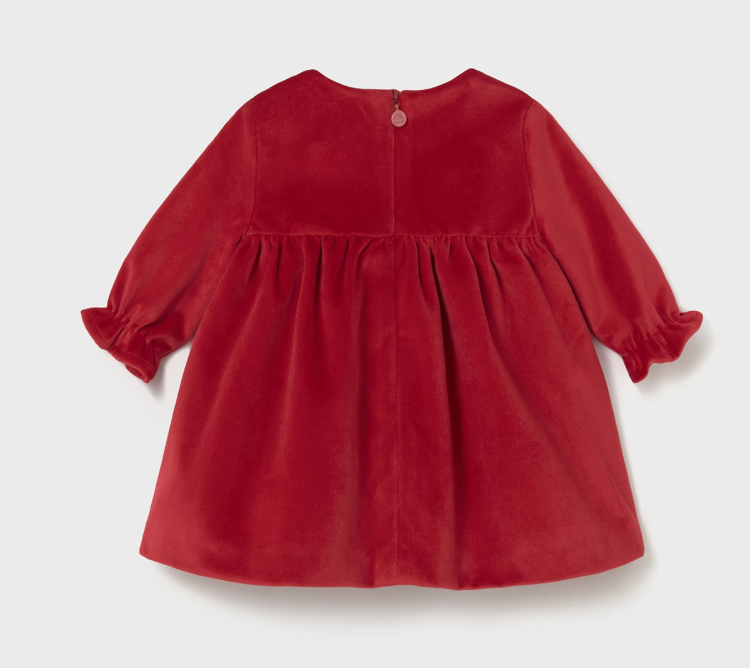 Newborn Girl Velvet Dress