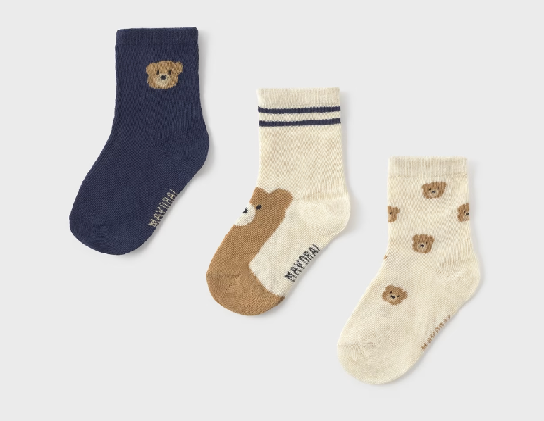 3 pack of Bear Socks