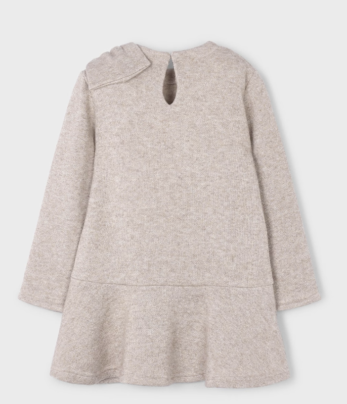 Knit Dress with Bow