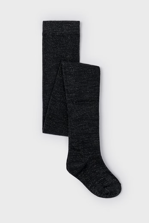 Girl Metallic Thread Tights