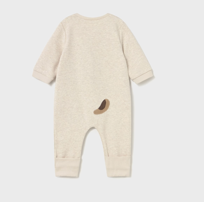 Newborn Boy Embroidered Applique One Piece