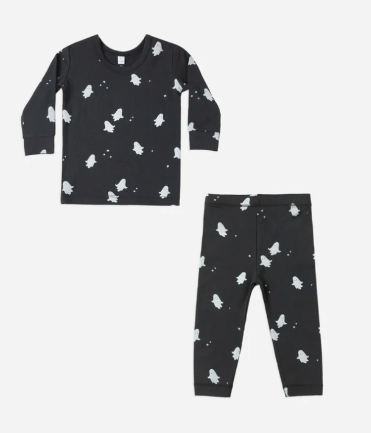 Black Ghosts Pajama Set
