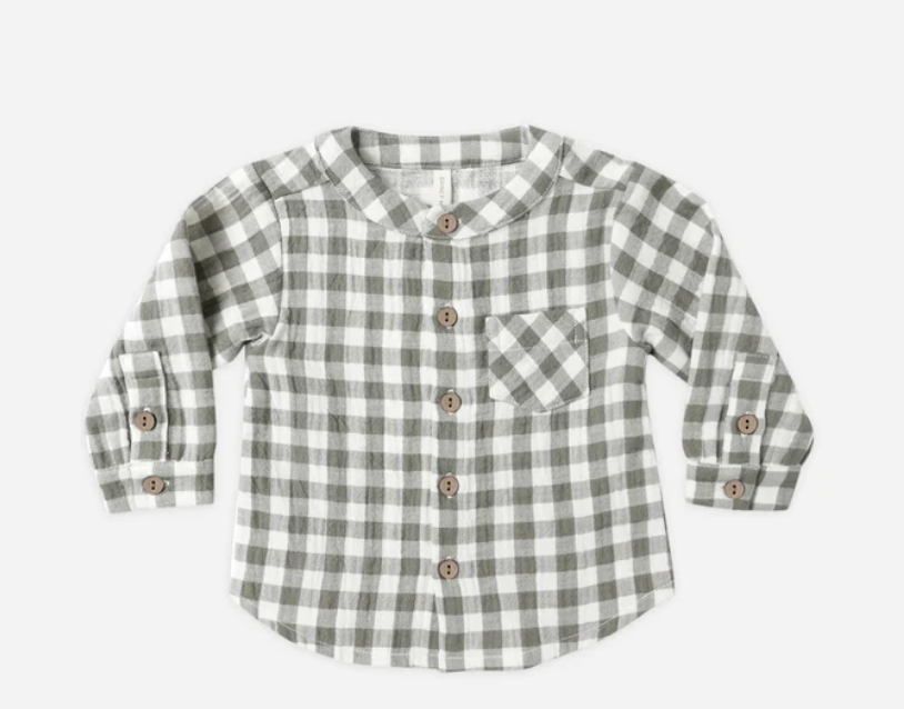 Milo Shirt in Forest Check