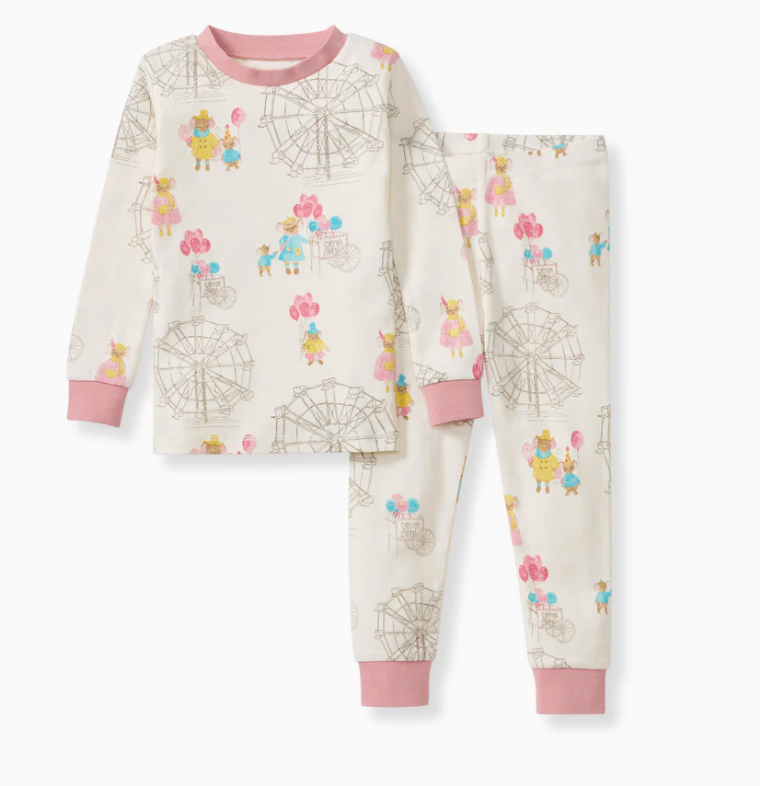 Fall Carnival Organic 2 Piece Pajama Set