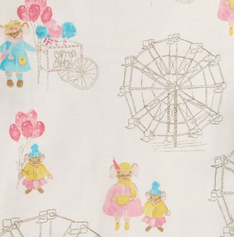 Fall Carnival Organic 2 Piece Pajama Set