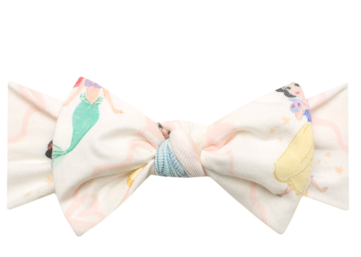 Knit Headband Bow - Disney Princess