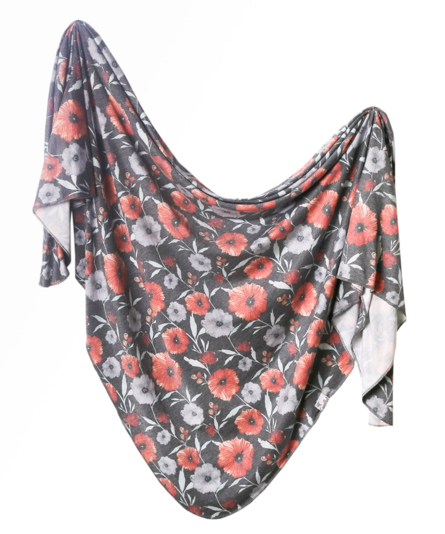 Poppy Swaddle Blanket