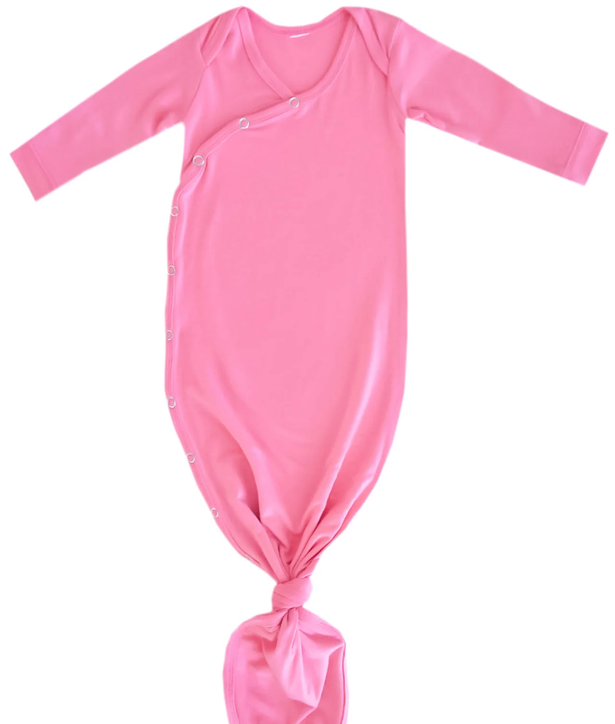 Flamingo Knotted Gown