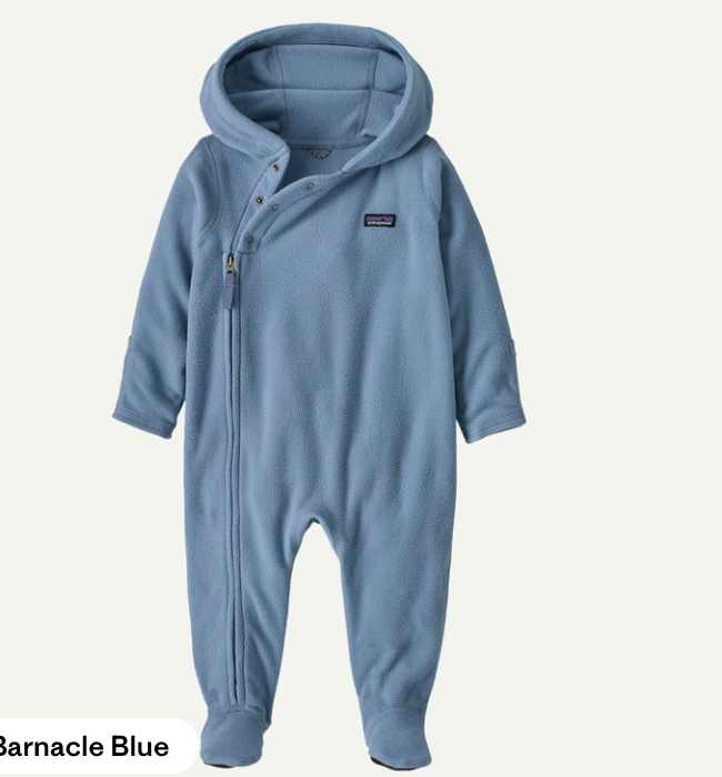 Infant Micro D® Fleece Bunting in Barnacle Blue