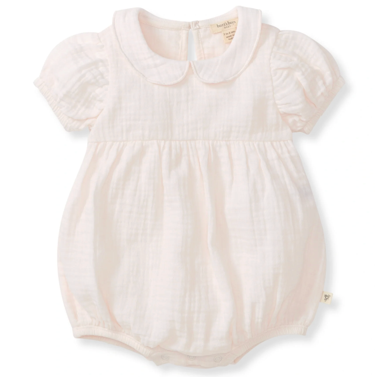 Pink Muslin Collar Bubble