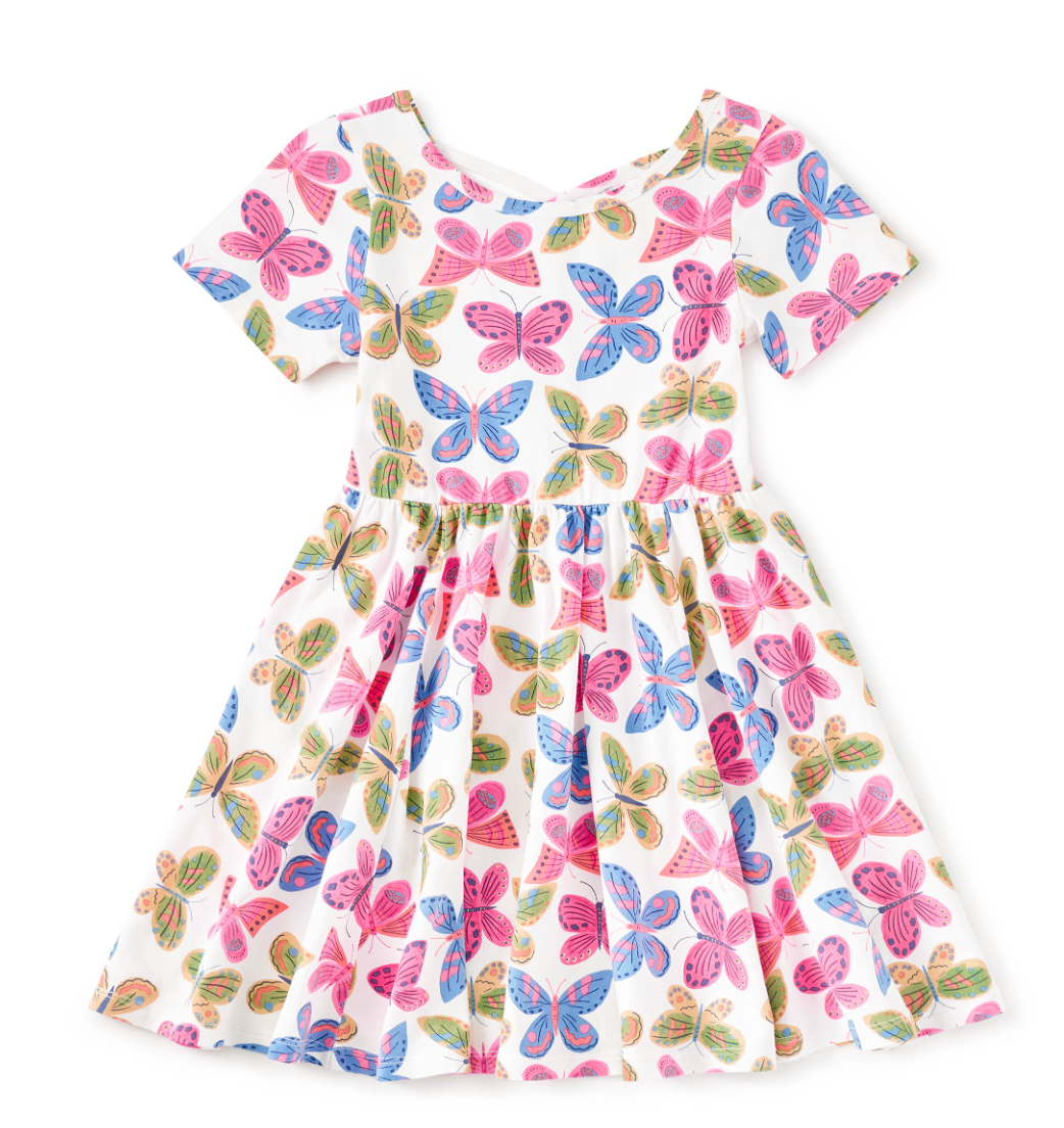 Flutter Fiesta Short Sleeve Ballet Dress