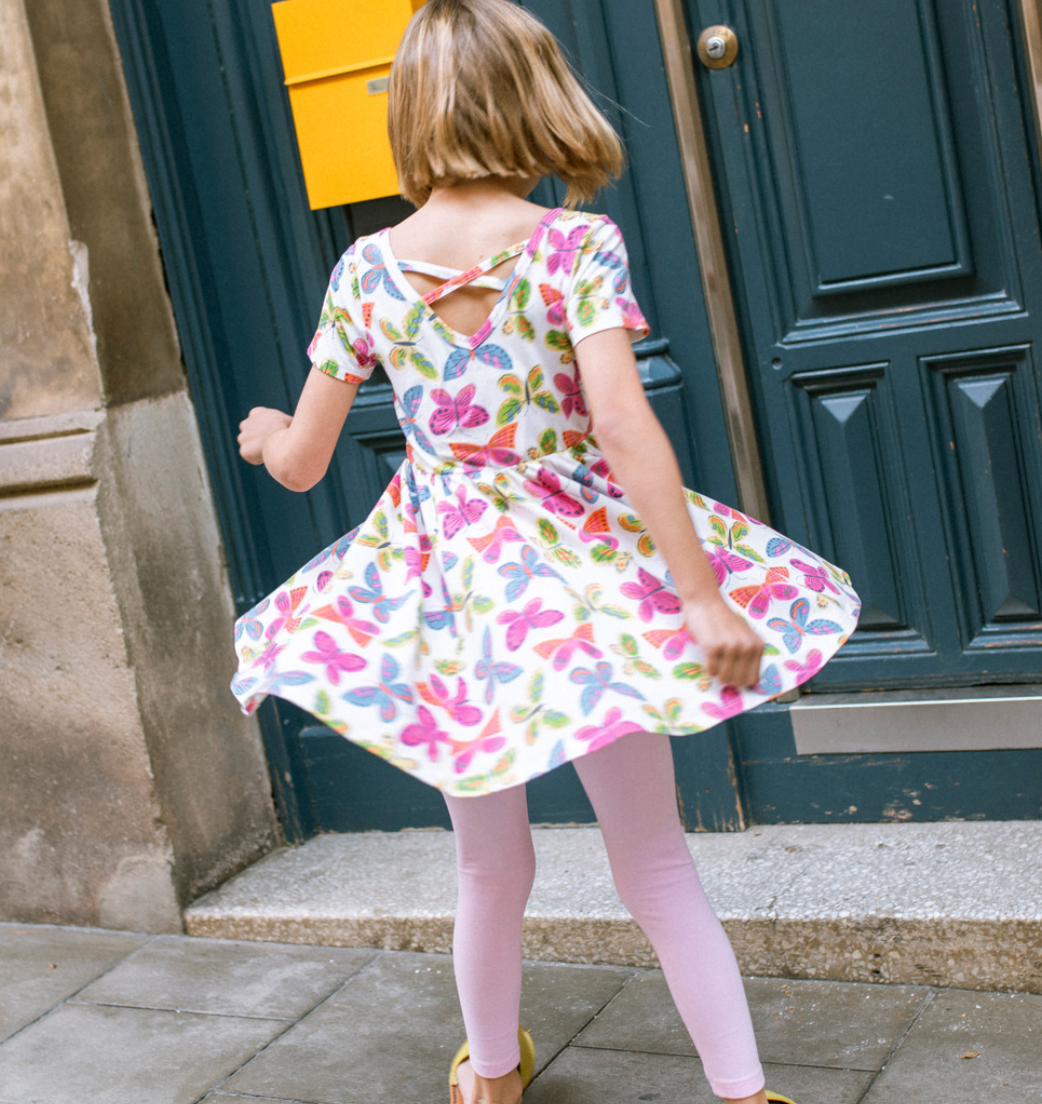 Flutter Fiesta Short Sleeve Ballet Dress