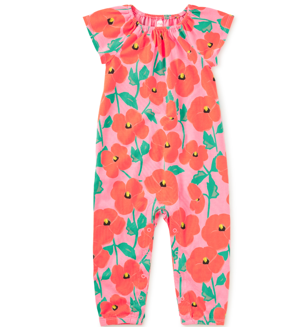 Tulip Sleeve Baby Romper