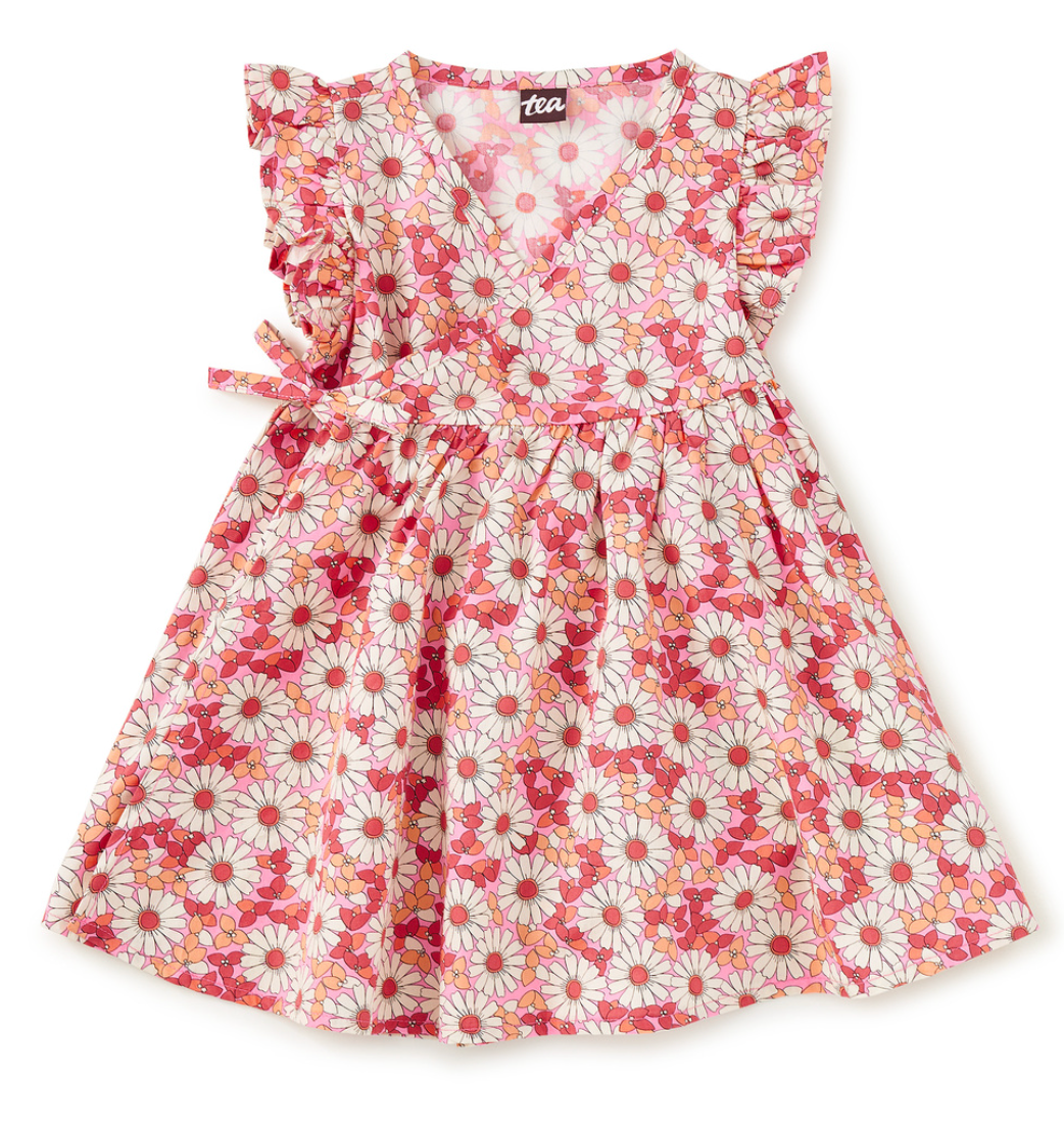 Daisy Deluxe Full Sweep Wrap Dress