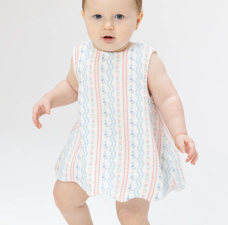 Tulip Stripe Scallop Back Oufti