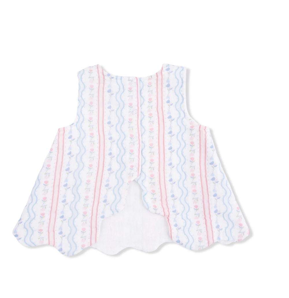 Tulip Stripe Scallop Back Oufti