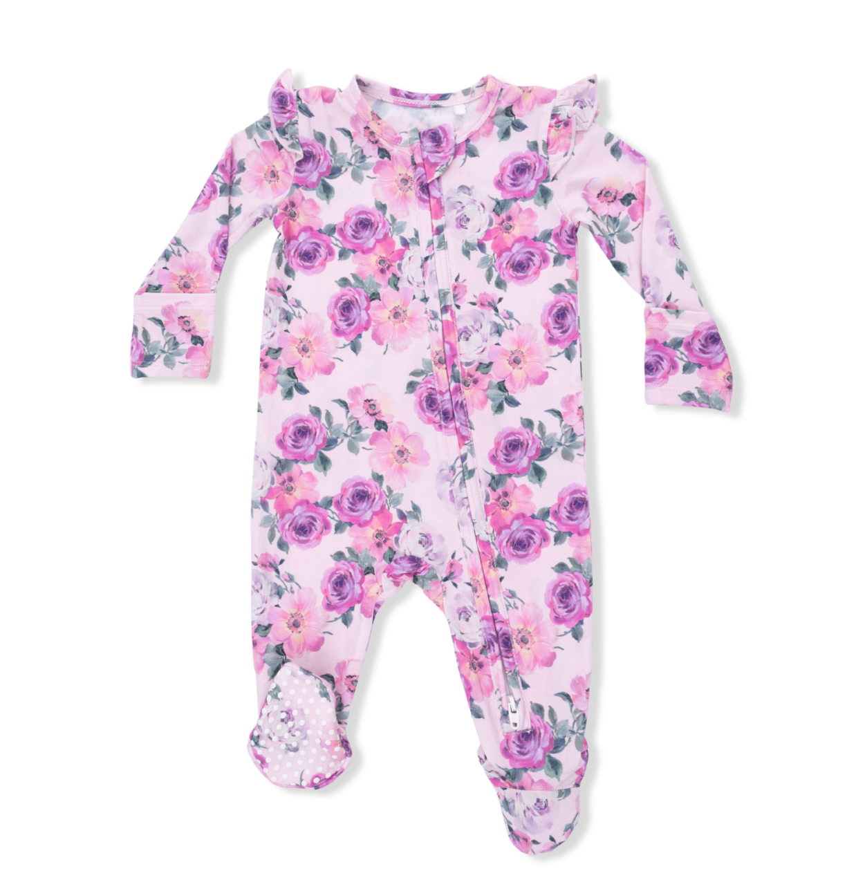 Rose Abundance Footed Pajama