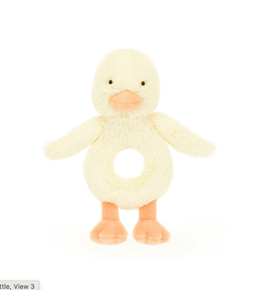 Bashful Duckling Ring Rattle