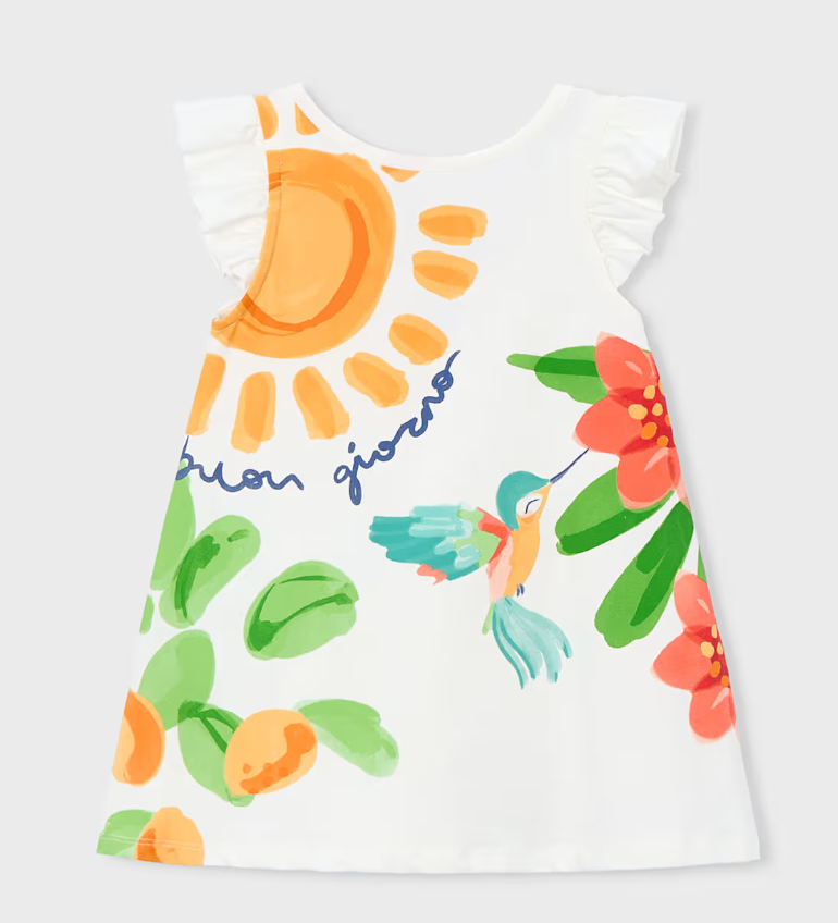 Girl Knit Dress Hummingbird