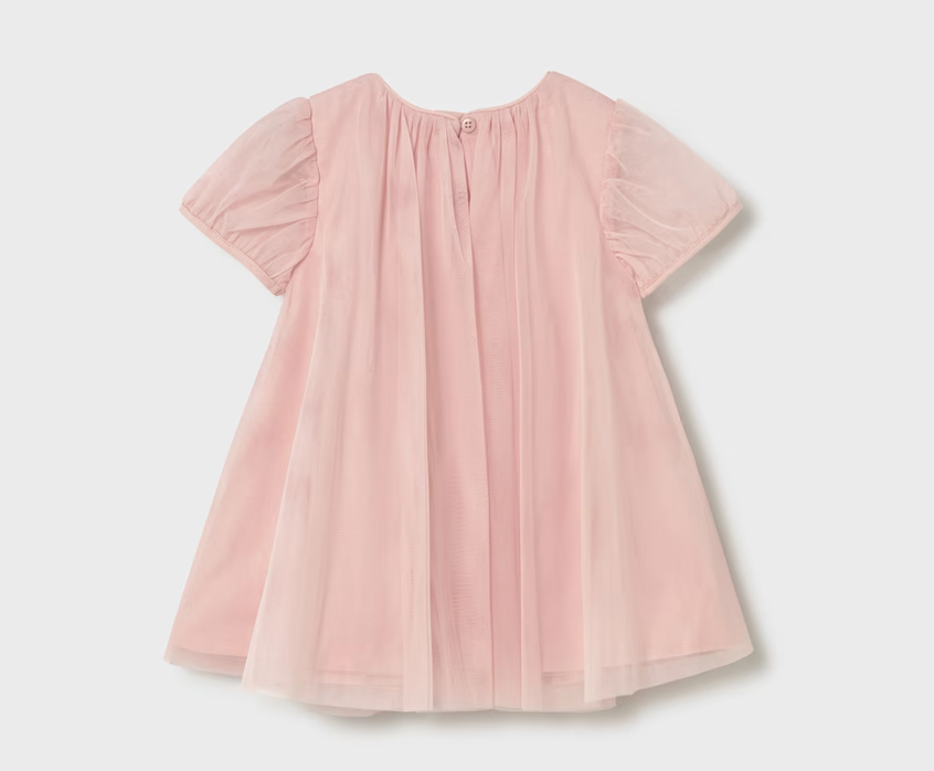 Baby Girl Tulle Dress with Crossbody Bag