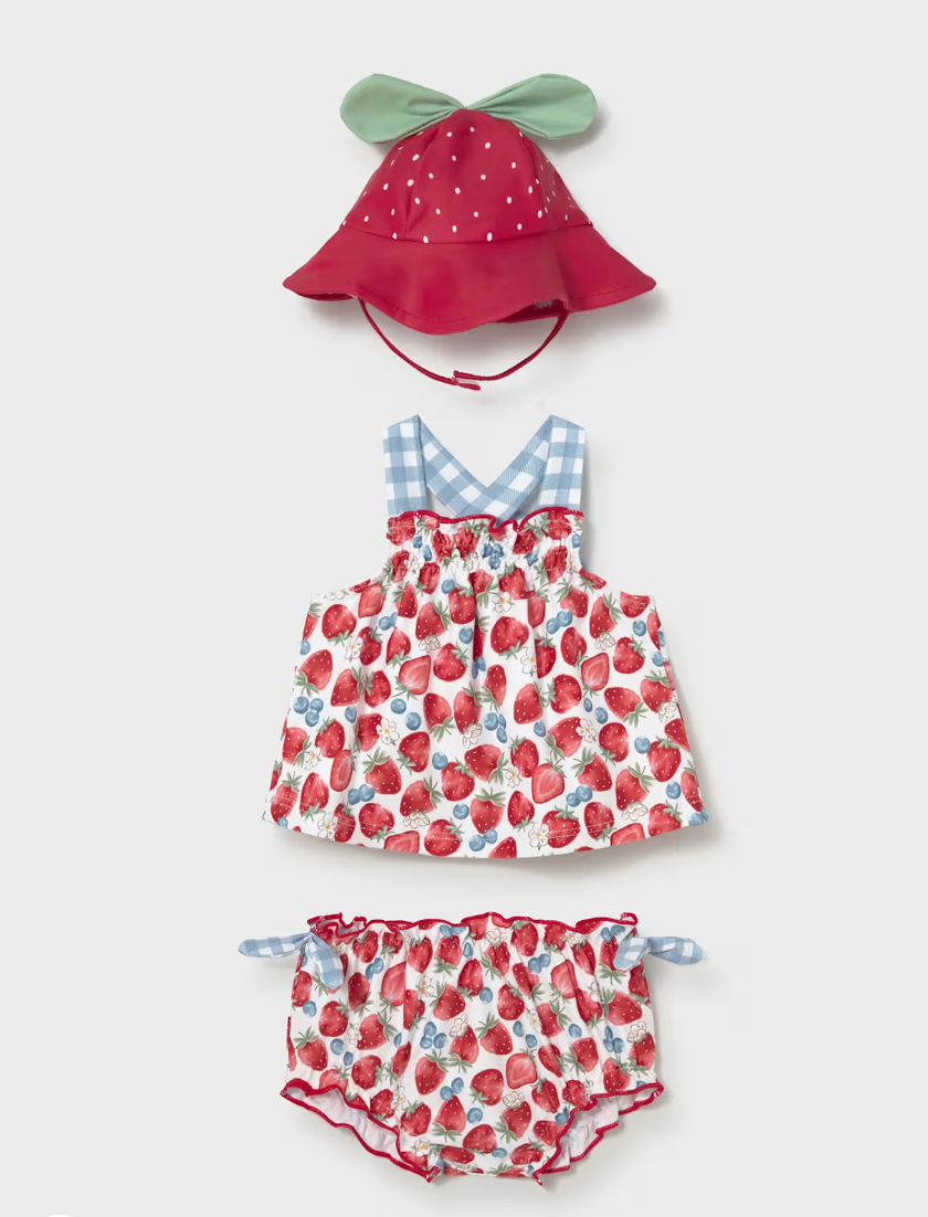 Baby Girl 3 Piece Swim Suit