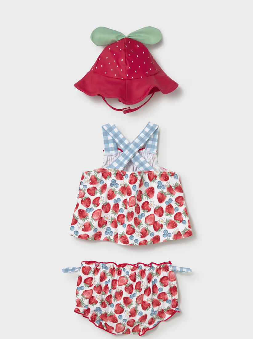 Baby Girl 3 Piece Swim Suit