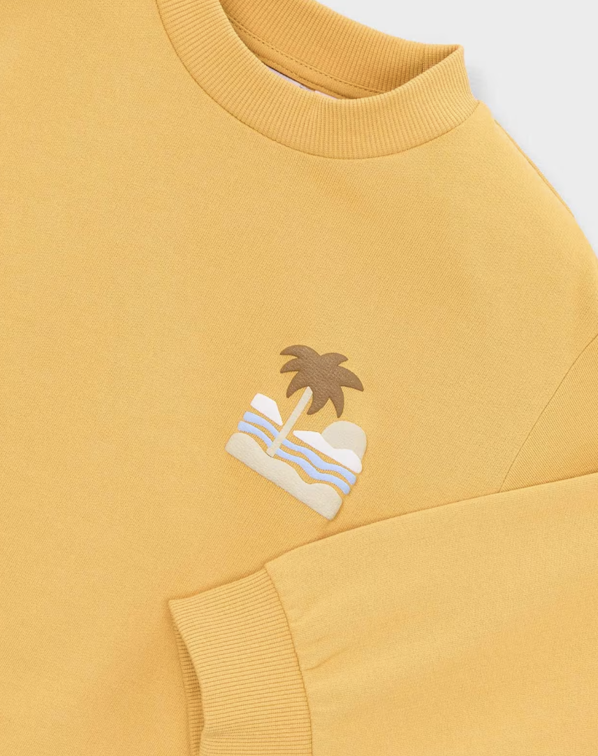 Boy Sweatshirt Peach