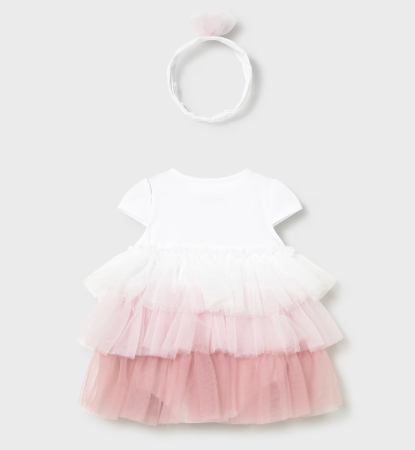 Baby Girl Tulle Dress and Headband