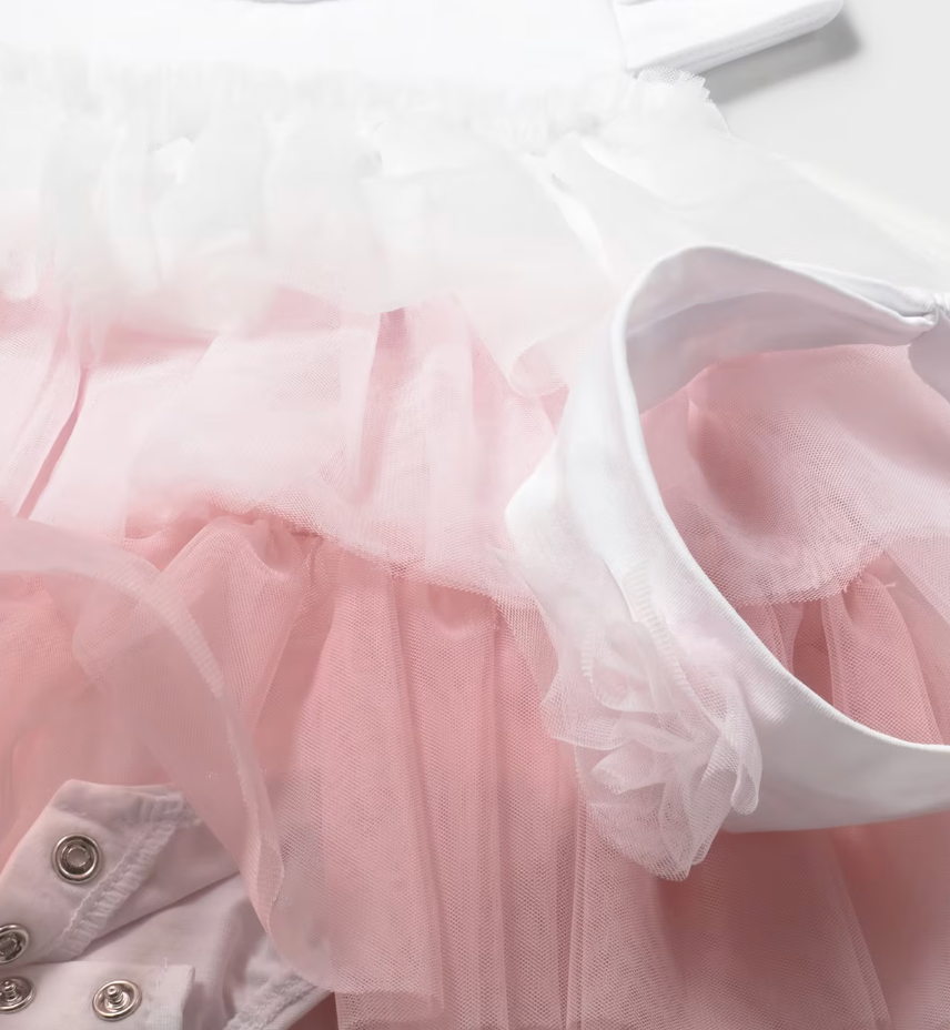 Baby Girl Tulle Dress and Headband