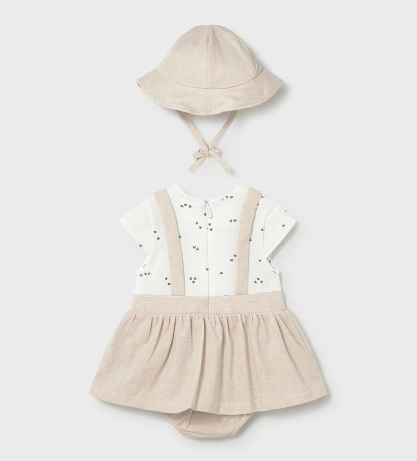 Baby Girl Romper with Hat