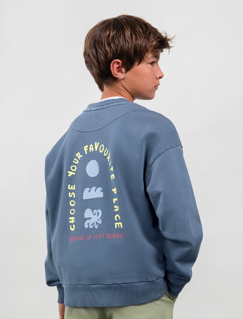 Sweatshirt Graphic Boston Kids