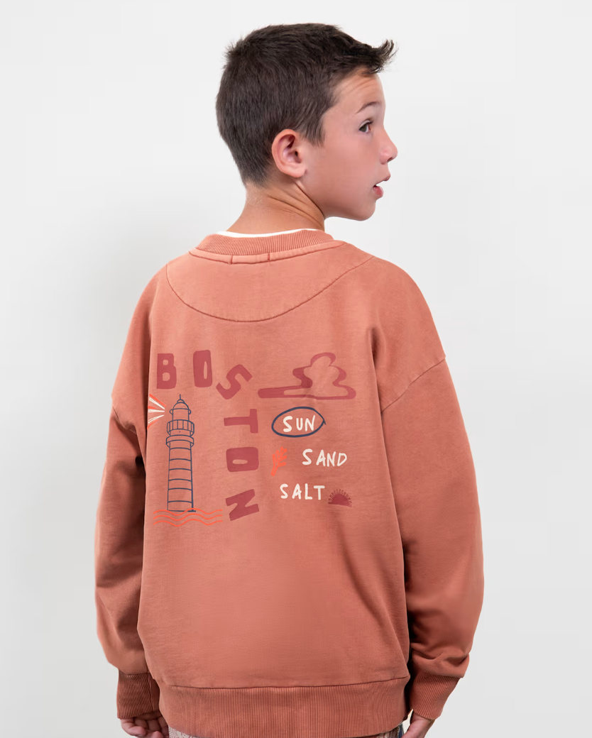 Sweatshirt Graphic Boston Kids