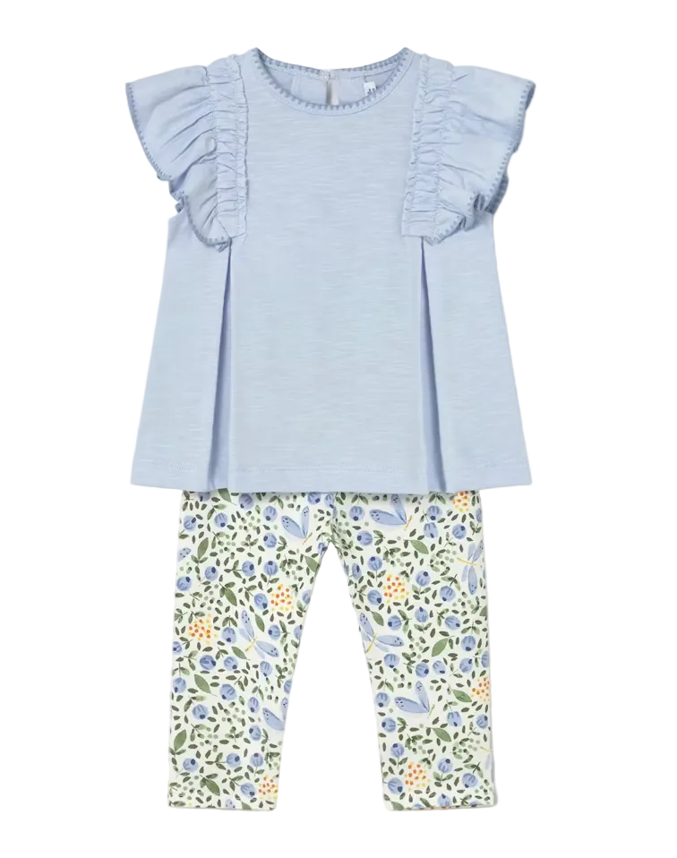 Baby Blouse and Leggings Set
