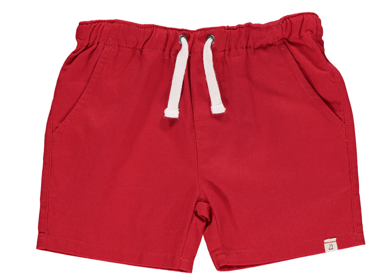 Hugo Red Twill Boys Shorts