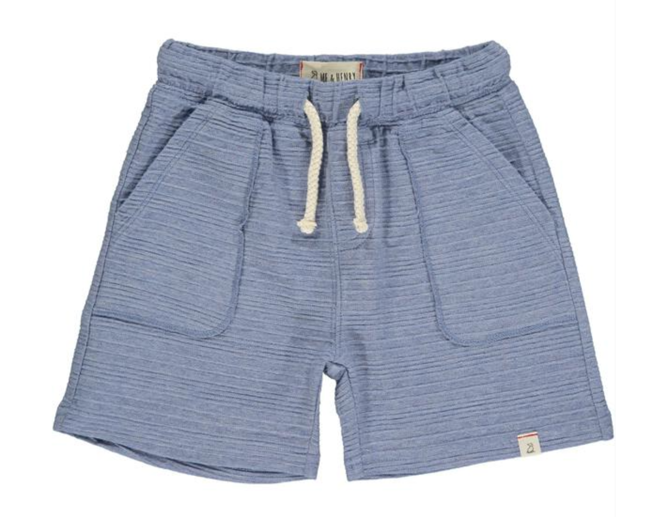 Bluepeter Blue Ribbed Short