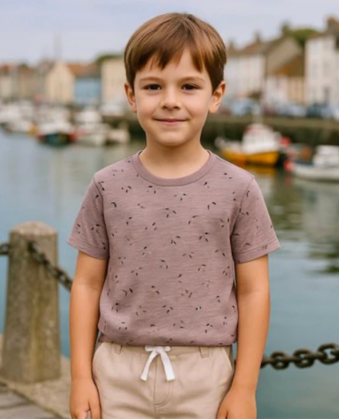 Mousehole Grey Seagull Shirt
