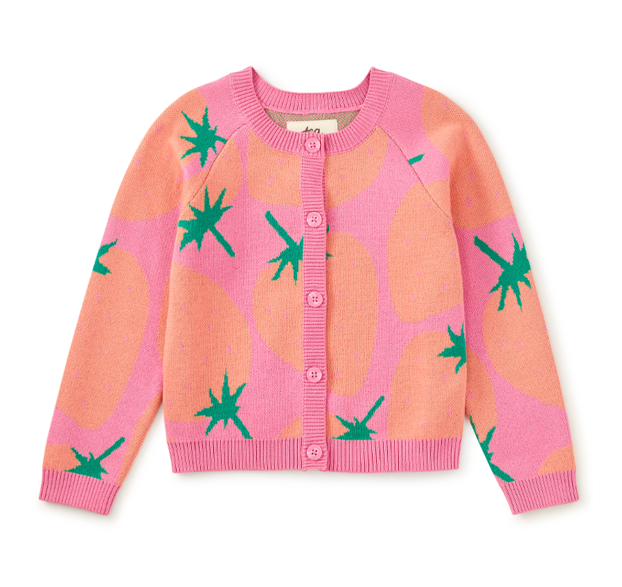 Strawberry Iconic Cardigan