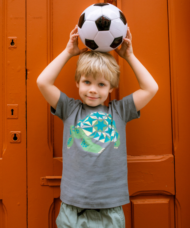 Thunder and Mosaic Turtle T-Shirt